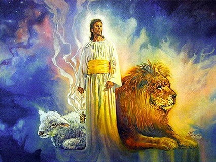 Lion and lamb
